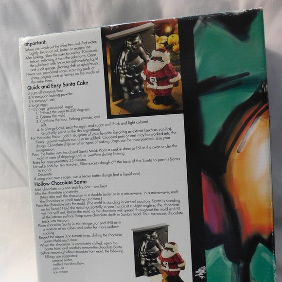 Vintage Progressus Zenker Santa Claus Mold Tin - Picture 2 of 9